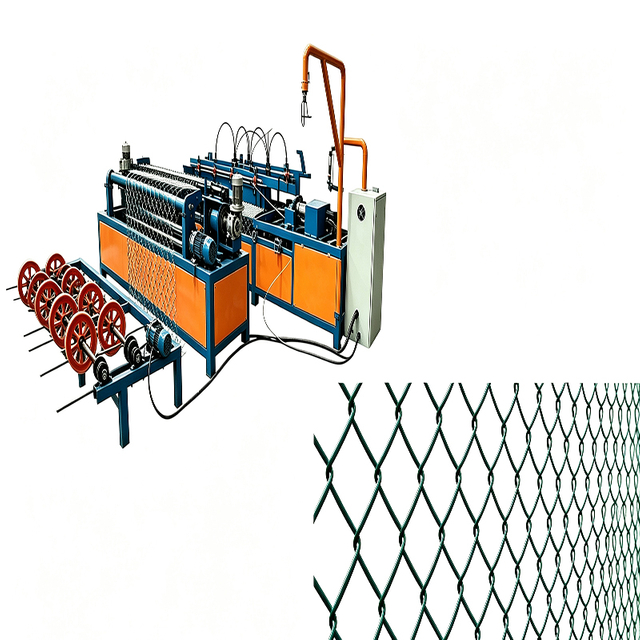 6m PVC Chain Link Fence Machine