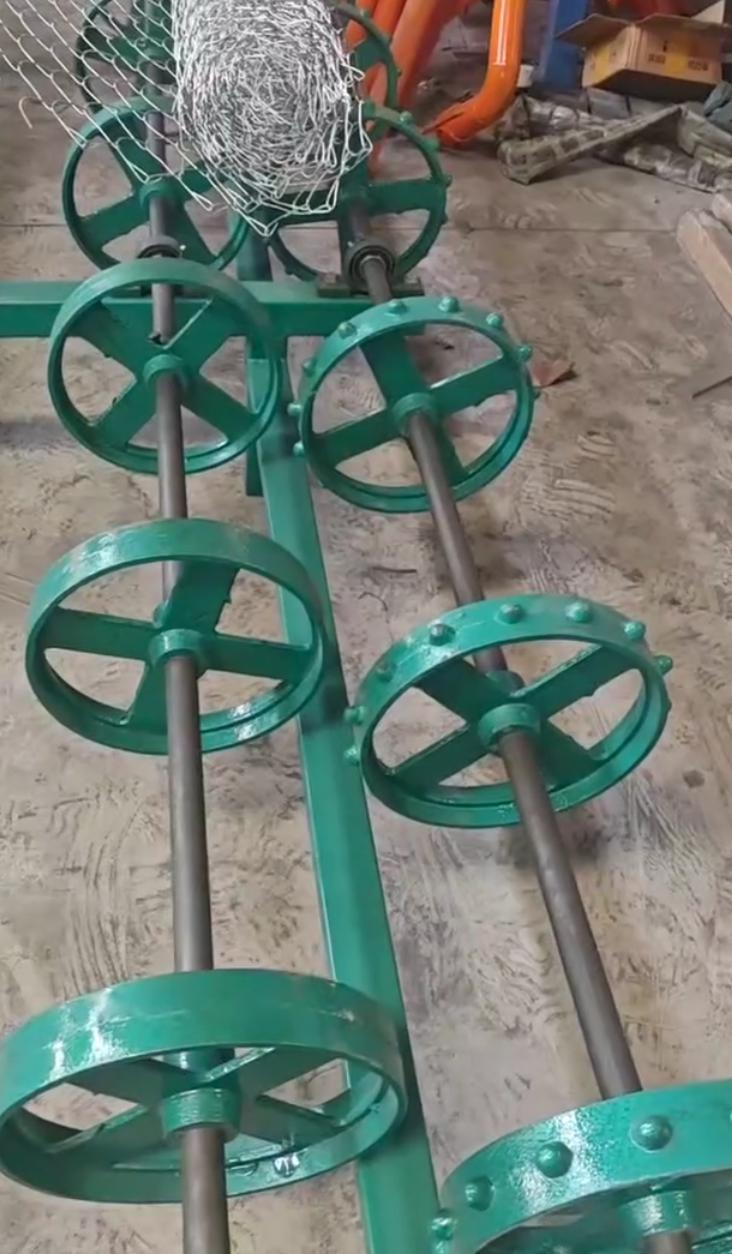 double-wire-chain-link-fence-machine
